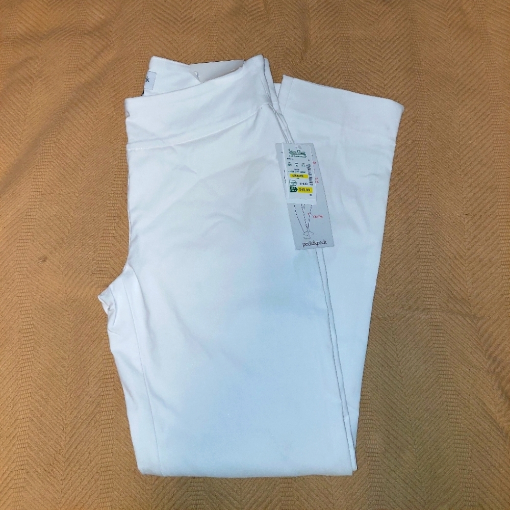 Peck & Peck White Sz 6 Pants